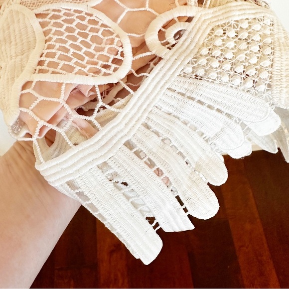 Revolve Lovers + Friends Caspian Crochet Lace Women’s Tank Mini Dress Cocktail S - Picture 6 of 12